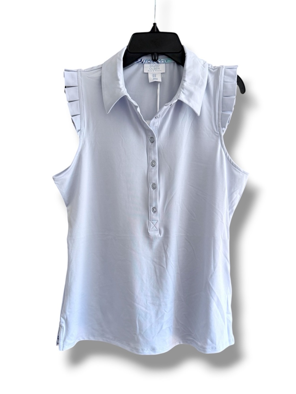 Sigrid Olsen Sleeveless Women's Polo Top